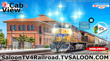 Start the SaloonTV4 Railroad Station Cab Views Fuehrerstandsmitfahrten auf Lokomotiven worldwide in reizvollen Landschaften...